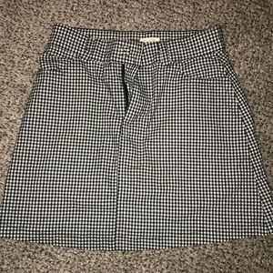 Brandy Melville plaid mini skirt